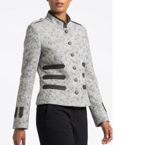 ID Collection - Jacquard floral jacquard pattern Blazer